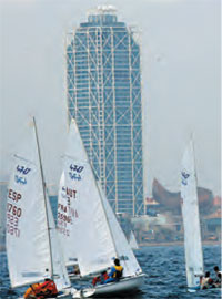 Segeln in Barcelona